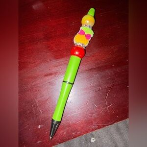 Kids Decorative Pineapple Pen - Green, Red, Yellow